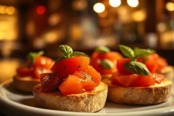 Bruschetta with Tomato and Basil