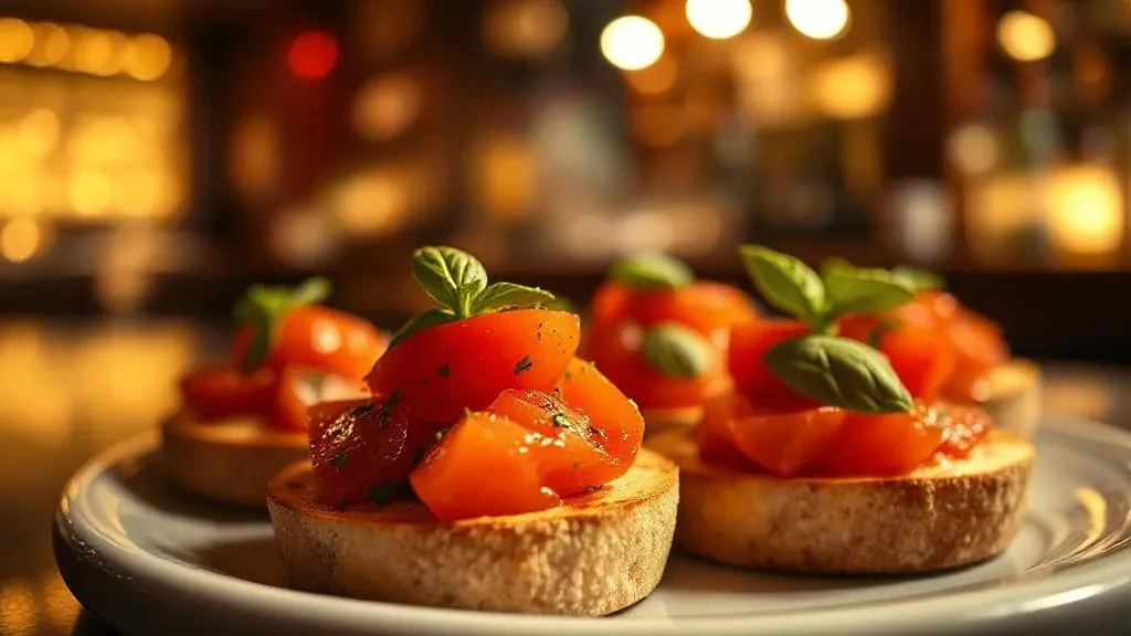 Bruschetta with Tomato and Basil