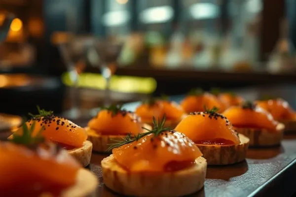 Smoked Salmon Canapés