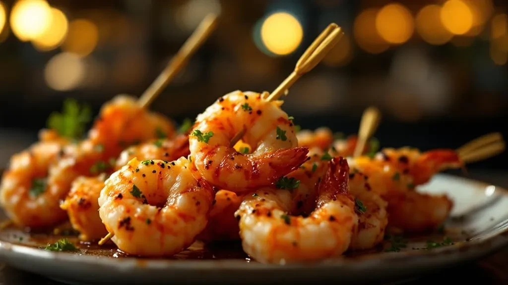 Spicy Shrimp Skewers