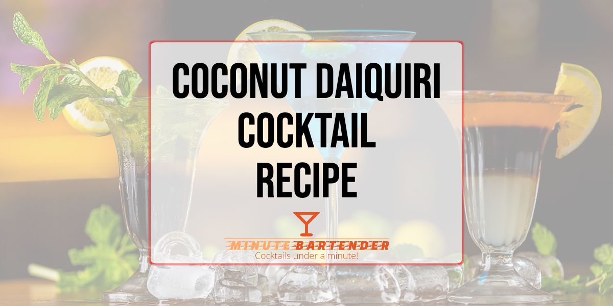 Coconut Daiquiri Cocktail Recipe