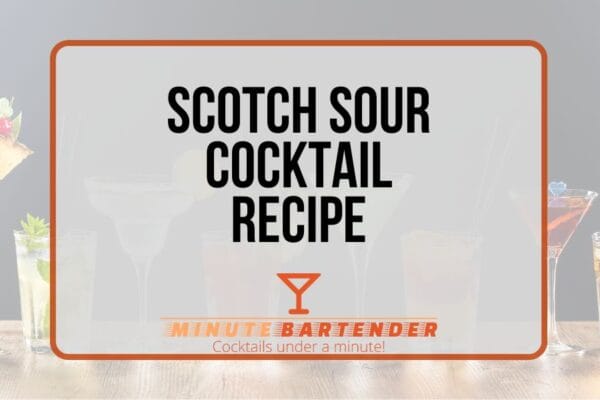 Scotch Sour Cocktail Recipe