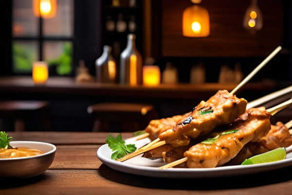 Ginger Soy Chicken Satay