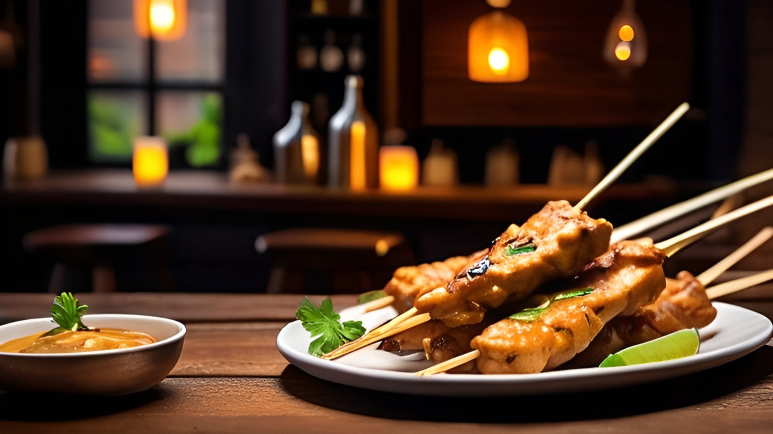 Ginger Soy Chicken Satay