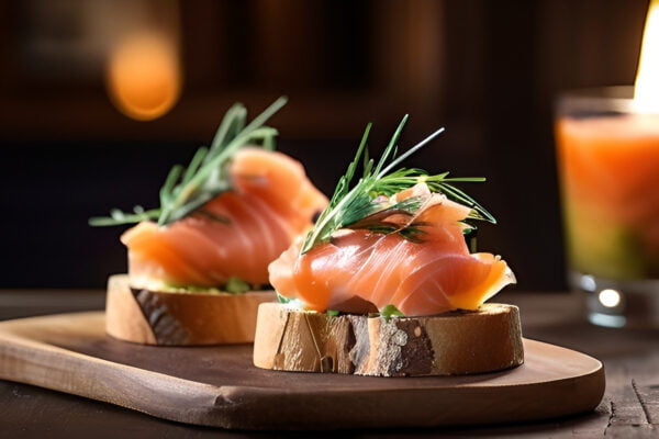 Smoked Salmon Crostini
