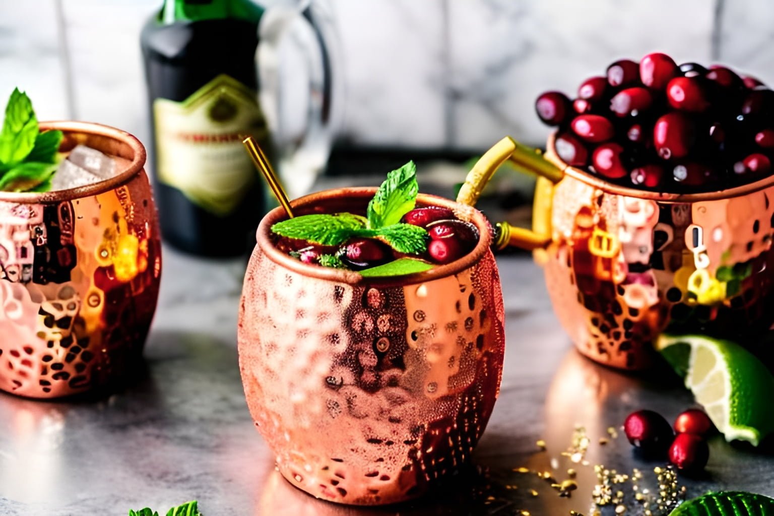 Cranberry Mule Cocktail Recipe