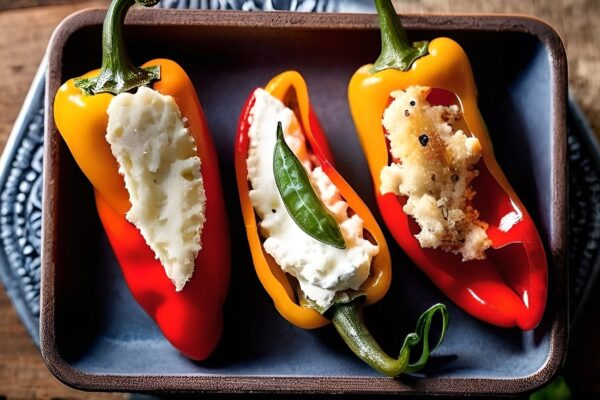 Goat Cheese Stuffed Peppers