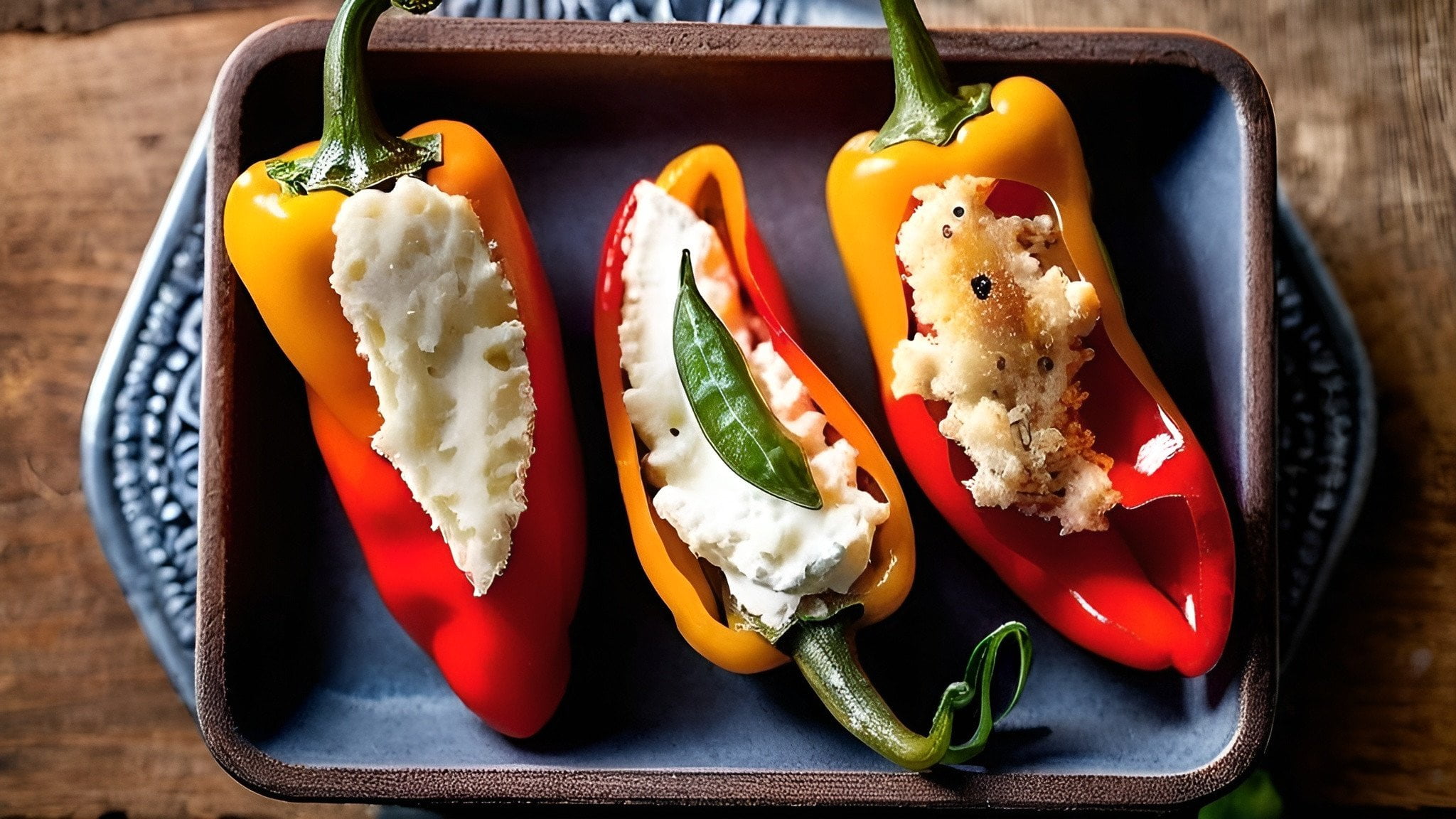 Goat Cheese Stuffed Peppers