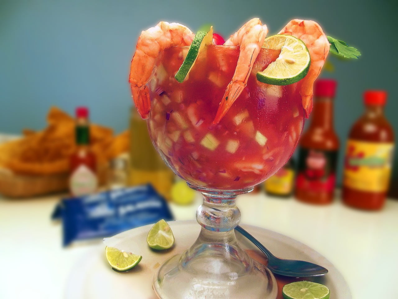 Spicy Shrimp Cocktail Appetizer