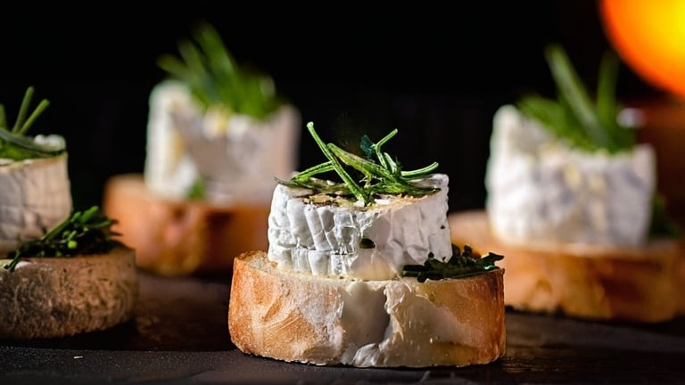 Goat Cheese Crostini