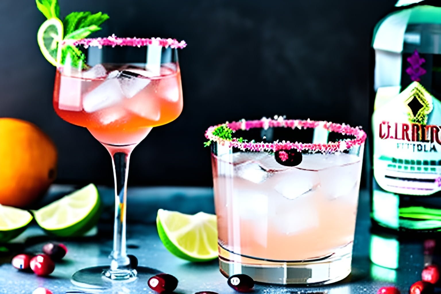 Cranberry Vodka Spritzer