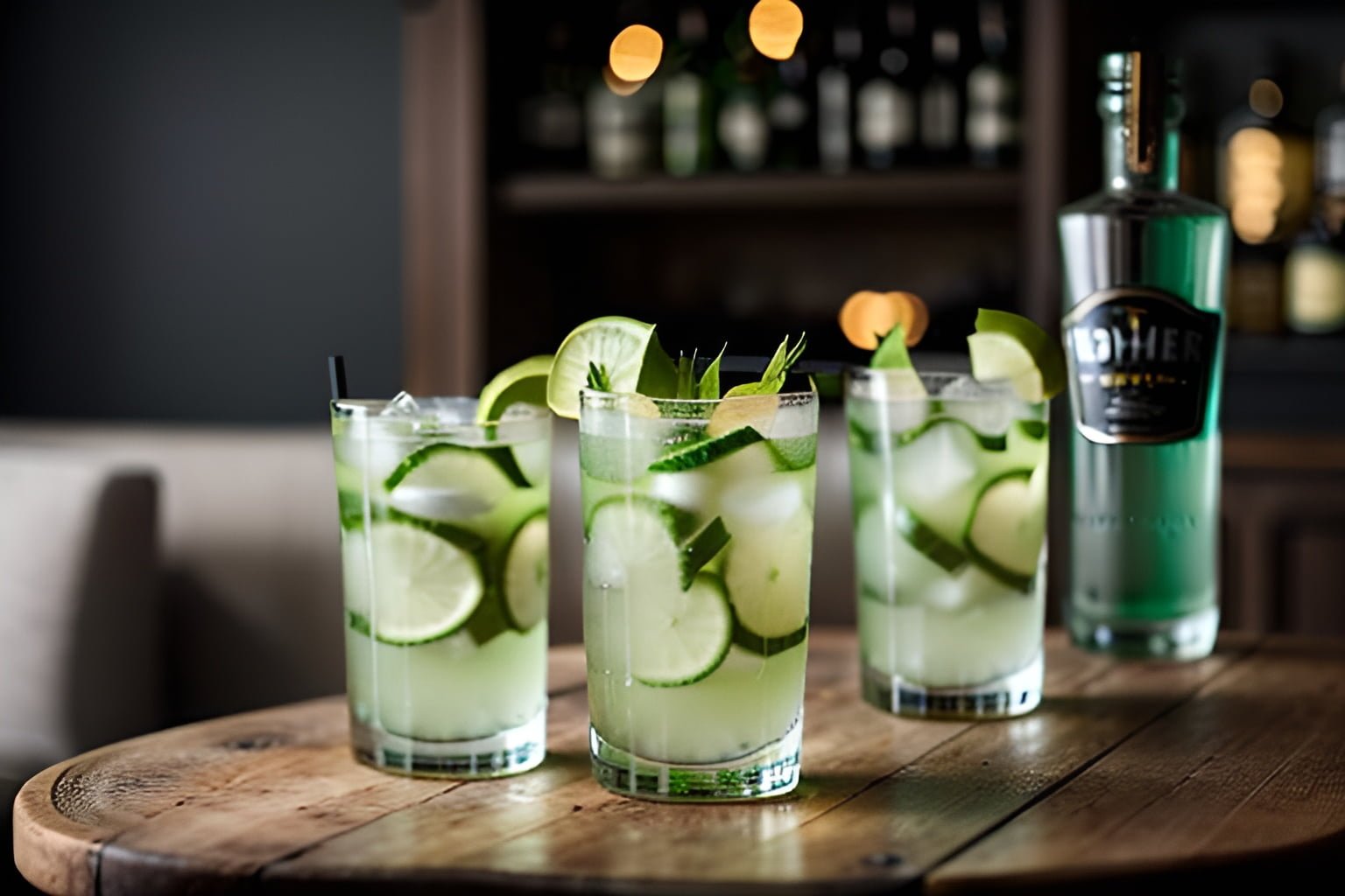 Cucumber Gin and Tonic Cocktail Recipe
