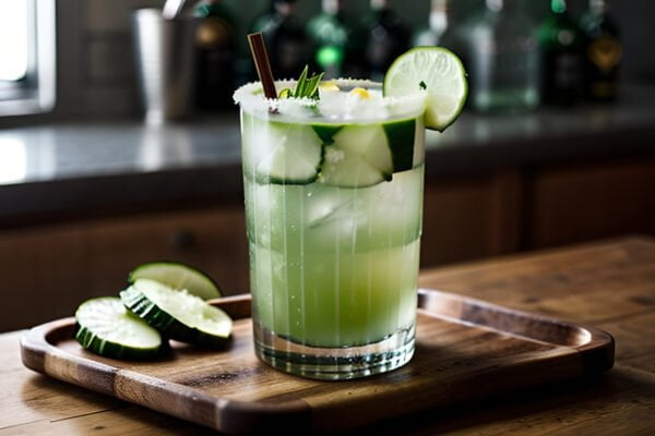 Cucumber Gin Fizz