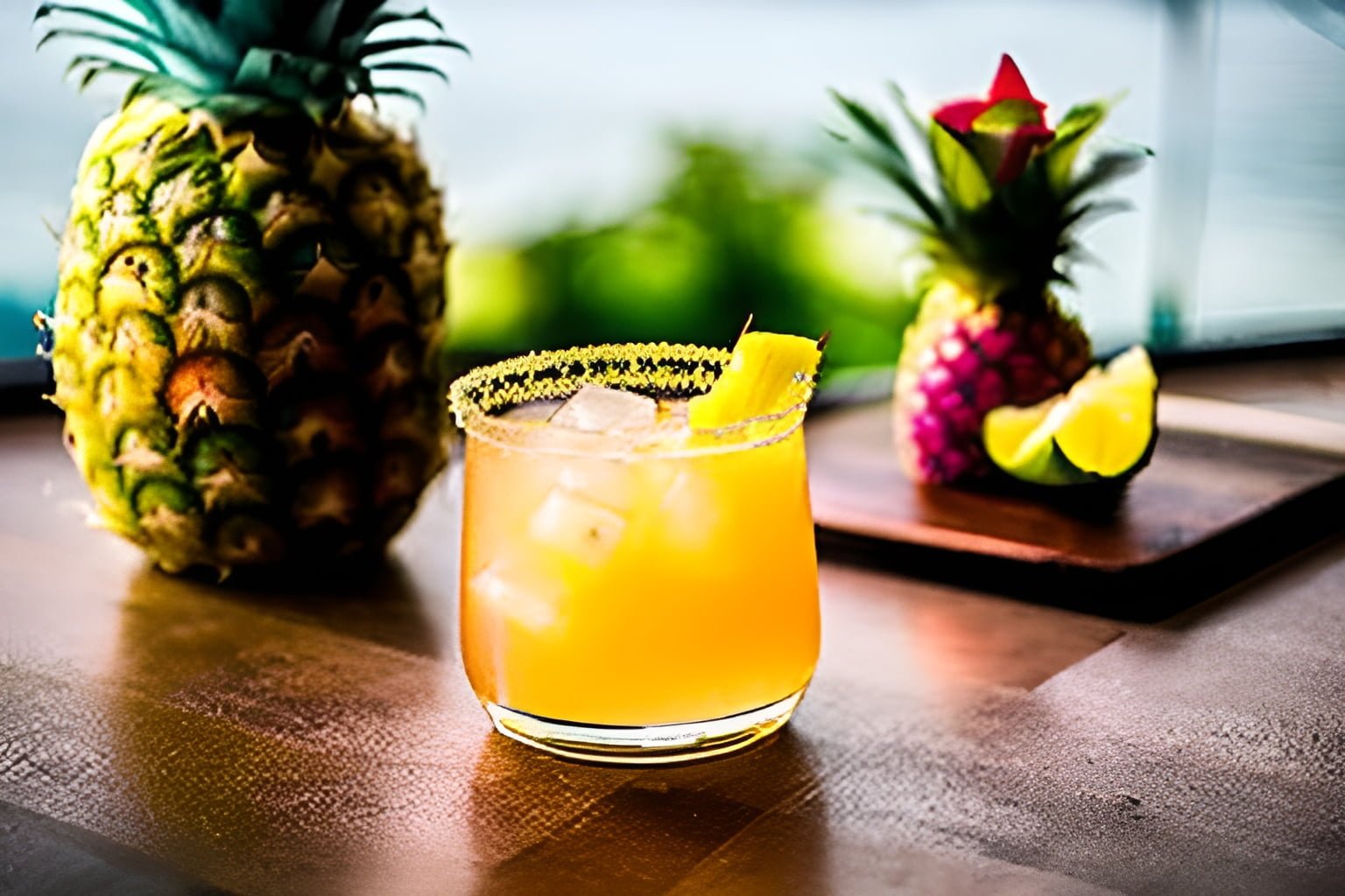 Pineapple Rum Punch MINUTE BARTENDER