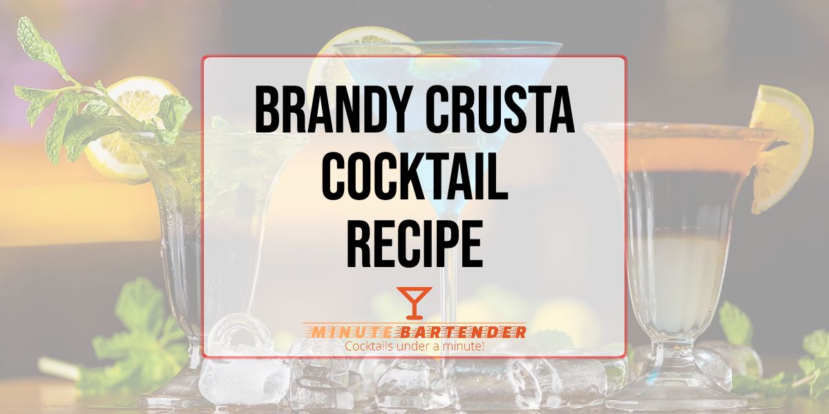 Brandy Crusta Cocktail Recie Brandy Crusta Cocktail Recie