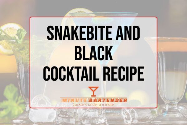 Snakebite and Black Cocktail Recipe