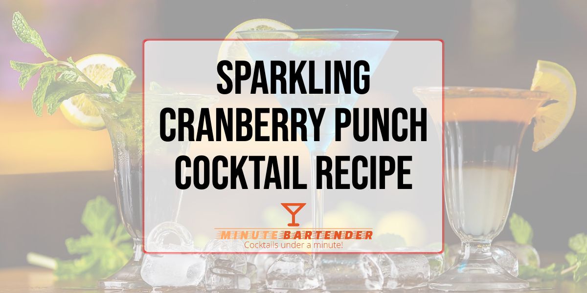 Sparkling Cranberry Punch Cocktail Recipe