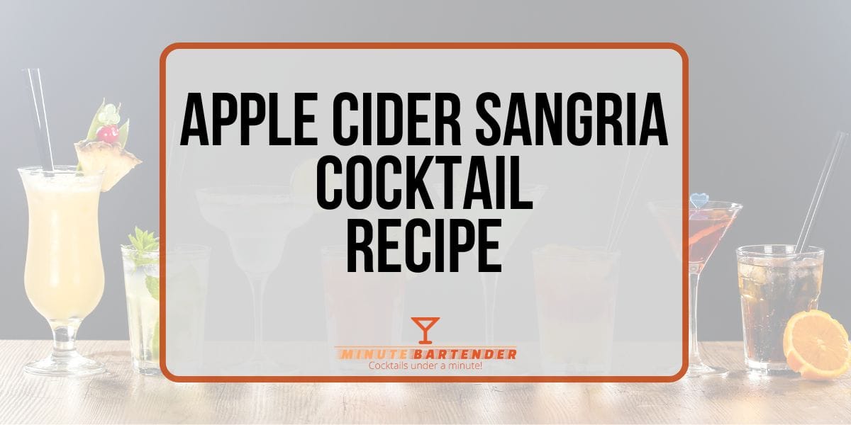 Apple Cider Sangria Cocktail Recipe