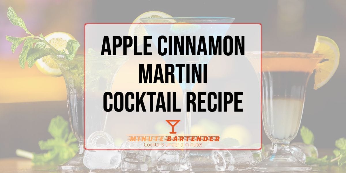 Apple Cinnamon Martini Cocktail Recipe