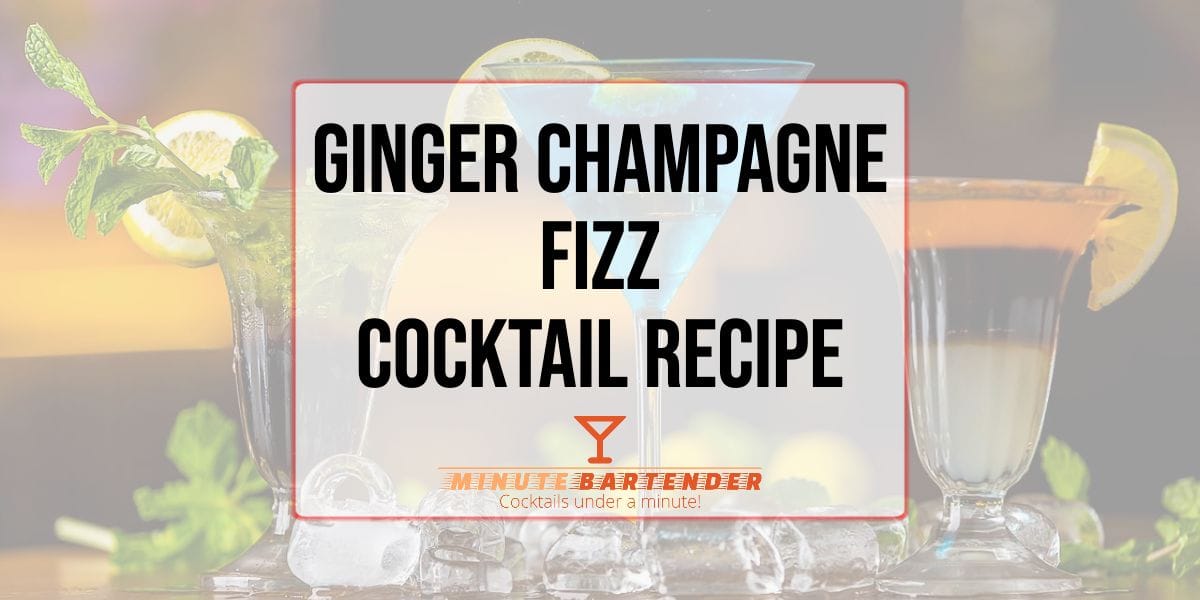Ginger Champagne Fizz Cocktail Recipe Ginger Champagne Fizz Cocktail Recipe
