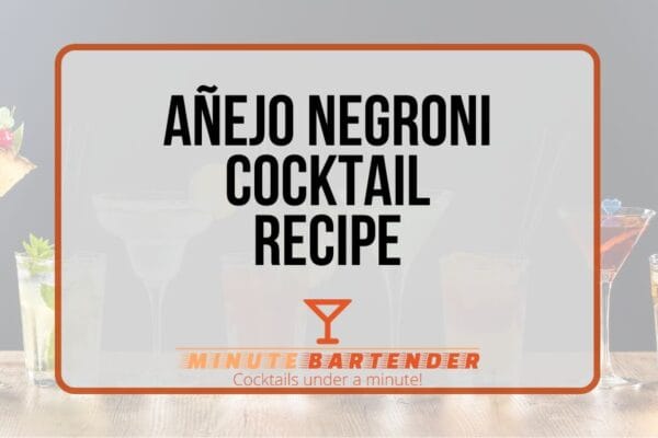 Añejo Negroni: The Luxurious Tequila Twist on Italy's Most Beloved Aperitif